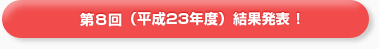 第8回（平成23年度）結果発表！