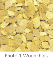 写真1　木材チップ